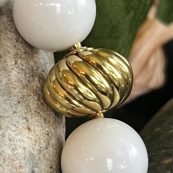 18 karat gold and agate David Yurman necklace - Picture 4 of 5